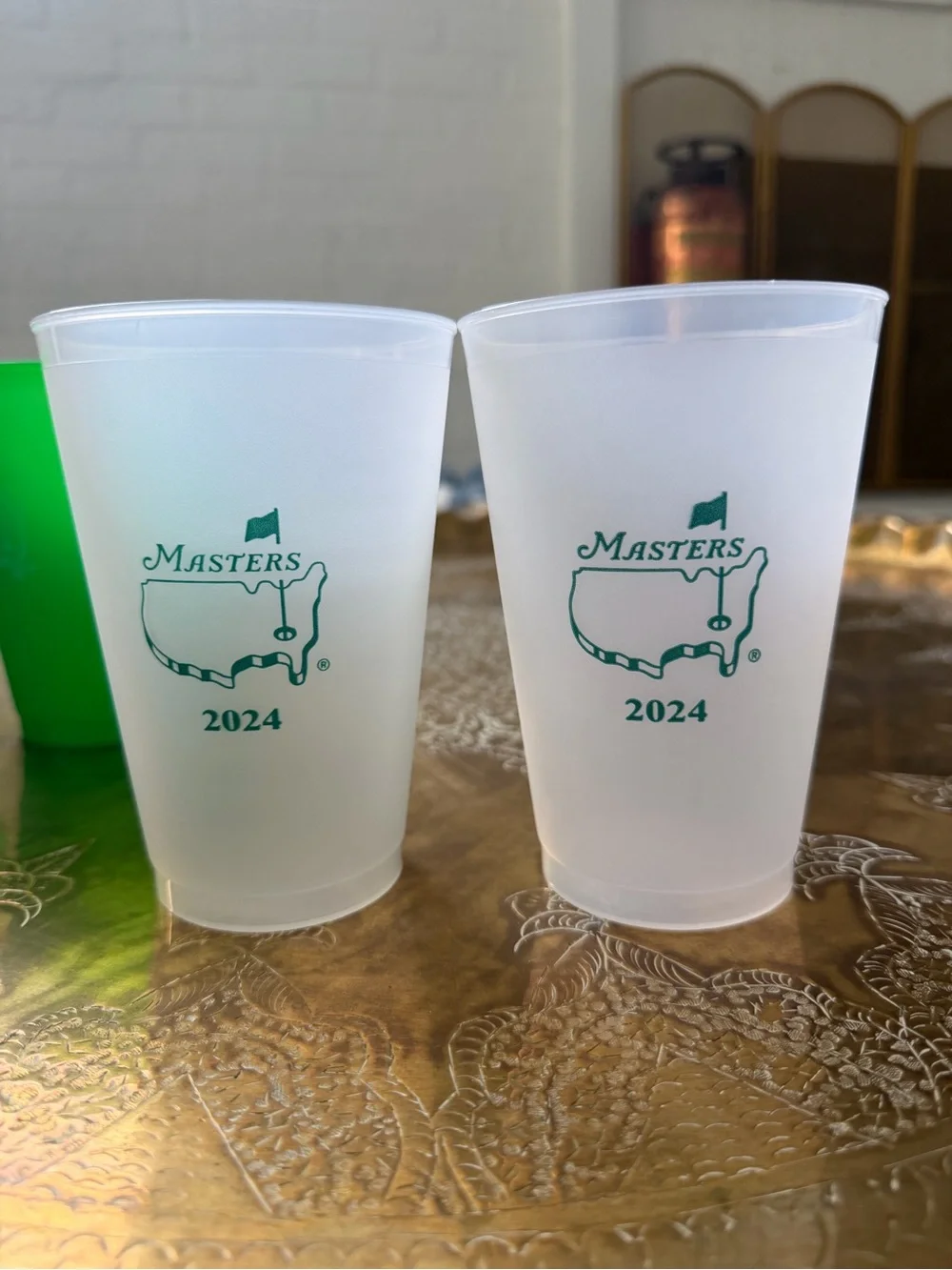 Masters Tournament Plastic Tumblers - Set of 5
